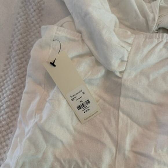 nwt new miami white peplum short sleeve size XL - Picture 4 of 4